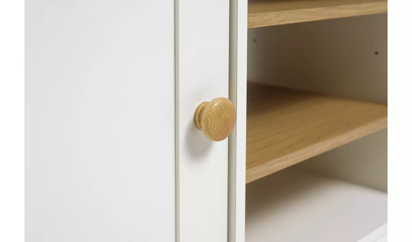 Assembled Winchester 2 Door TV Unit - Cream